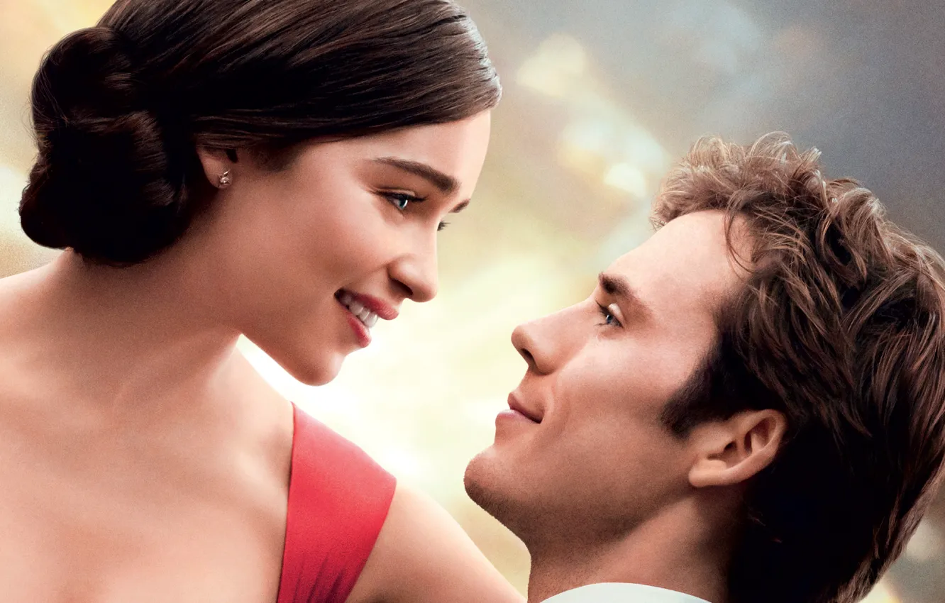 Фото обои мелодрама, постер, Emilia Clarke, Эмилия Кларк, Sam Claflin, Сэм Клафлин, Me Before You, До встречи …
