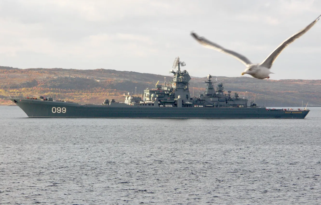 Фото обои Петр, Россия, крейсер, Великий