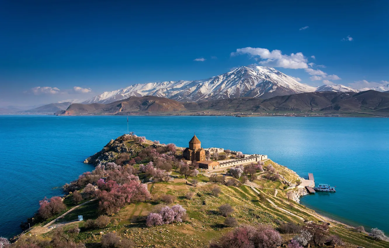 Фото обои turkey, Akdamar Island, Van City, Van Lake, Gevaş