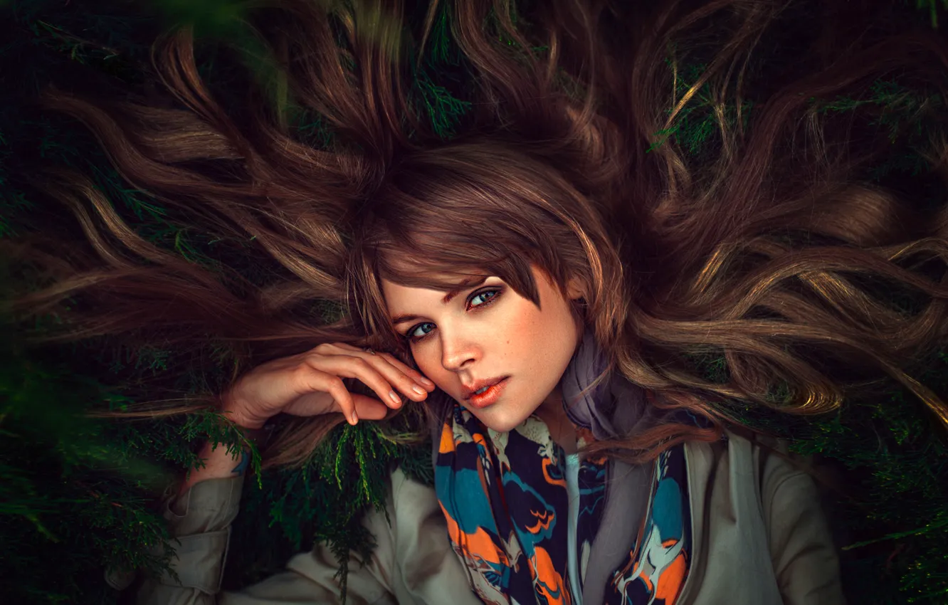 Фото обои Sexy, Beauty, Eyes, Woman, Mood, Russian, Portrait, Femme