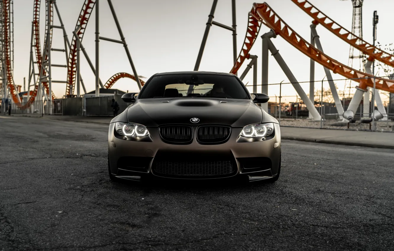 Фото обои BMW, E90, M3, Matte Brown