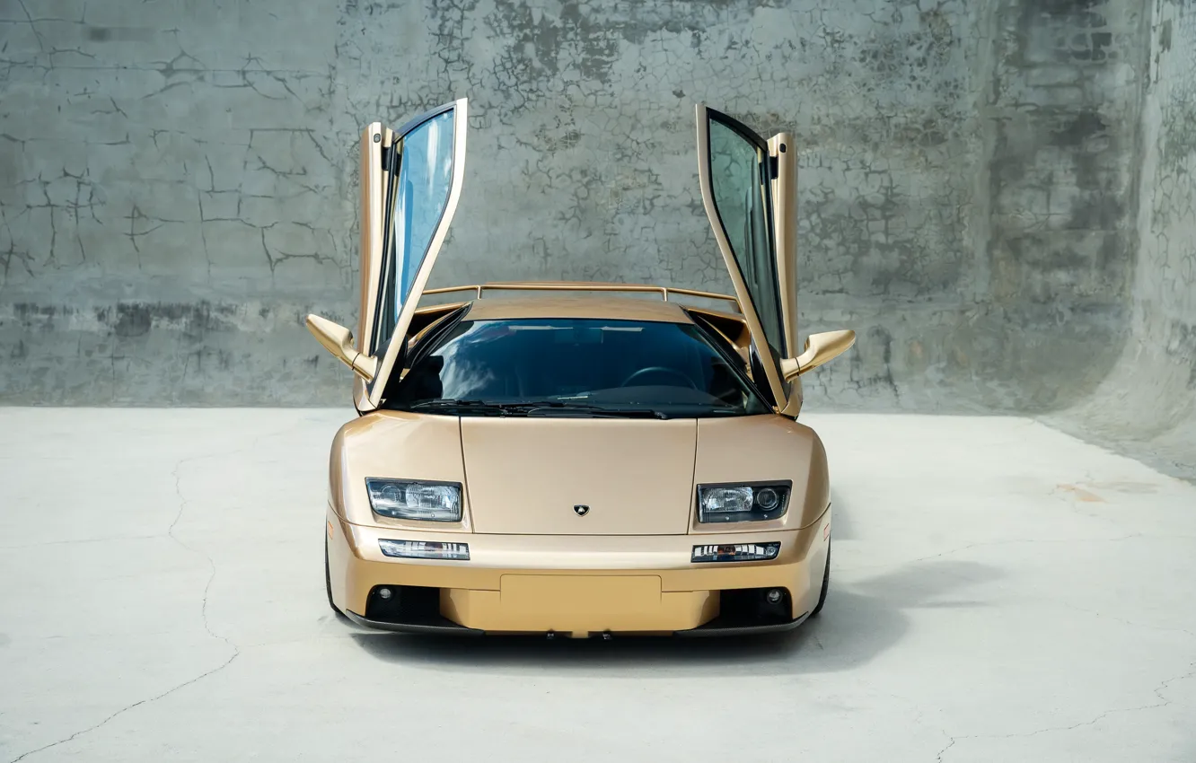 Фото обои Lamborghini, Diablo, lambo door, opened doors, Lamborghini Diablo VT 6.0 SE