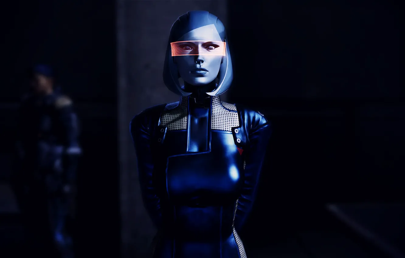 Фото обои Mass Effect, EDI, Сузи, visor
