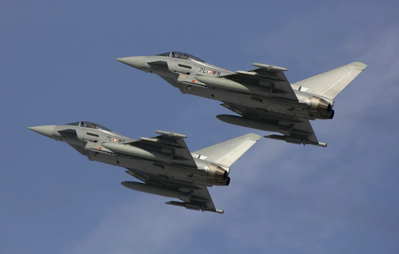 Фото обои многоцелевой истребитель, Typhoon, Eurofighter