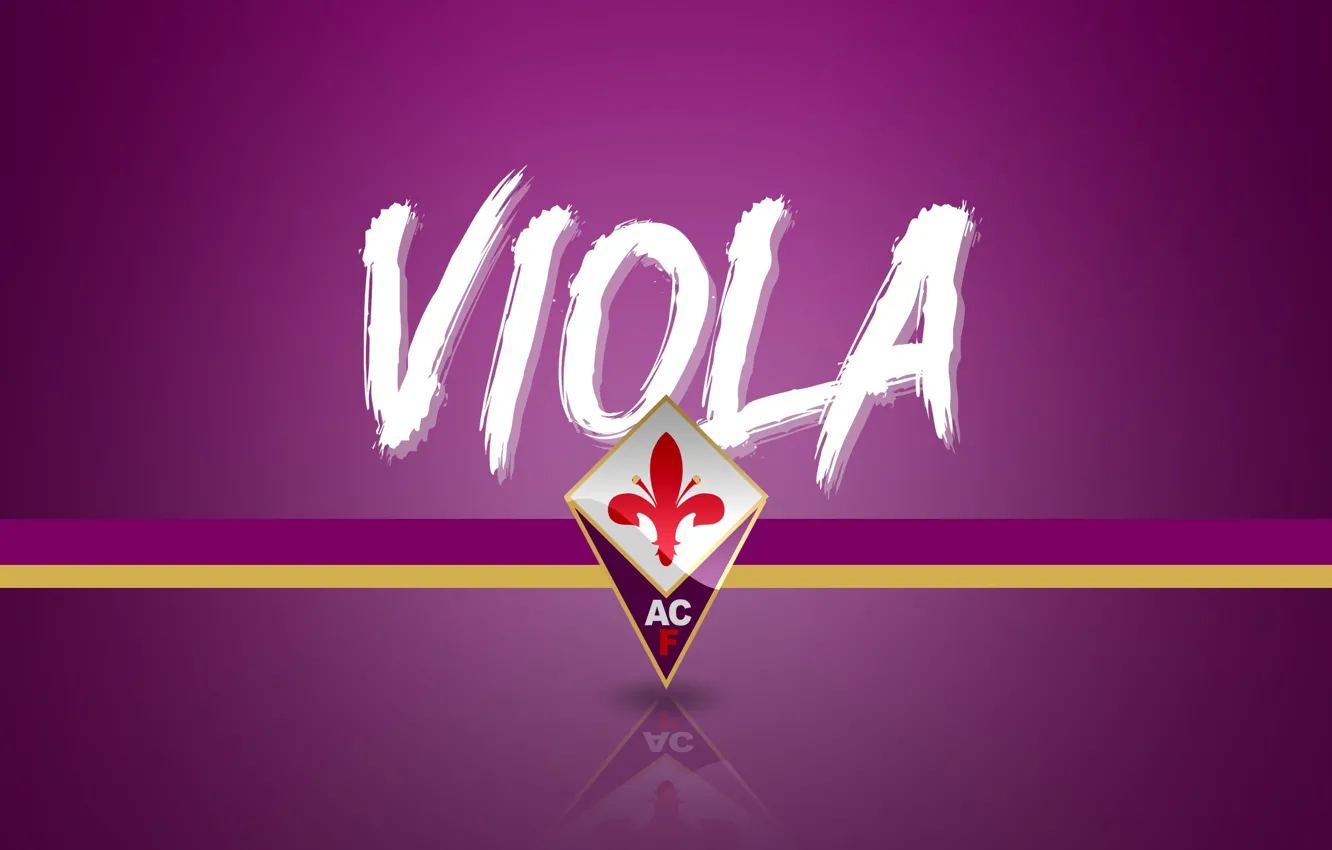 Фото обои wallpaper, sport, logo, football, Serie A, Viola, Fiorentina