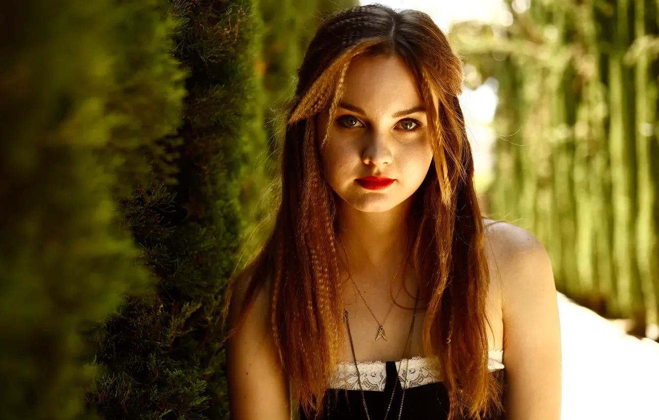 Фото обои портрет, фотосессия, боке, Liana Liberato, фотограф Bri Smith