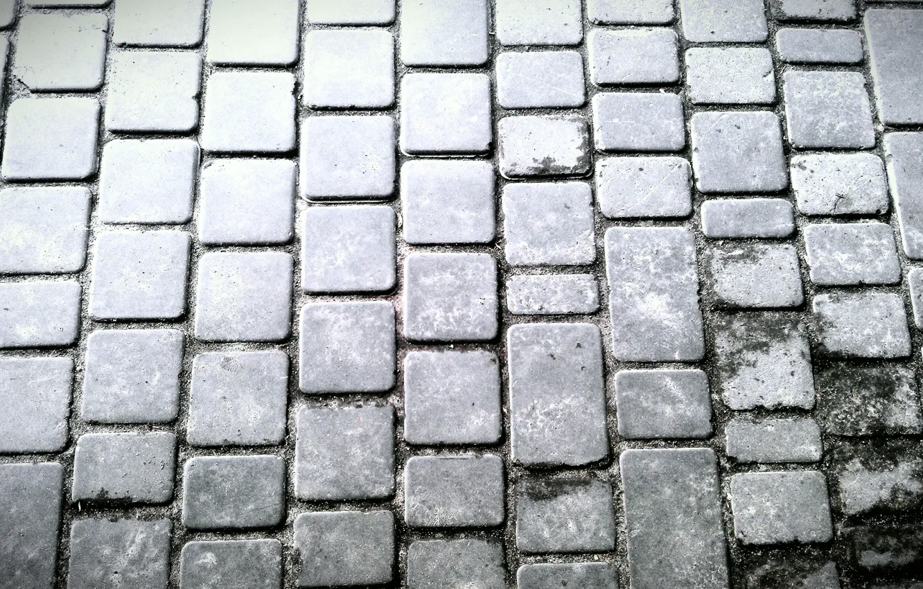 Фото обои дорога, плитка, площадь