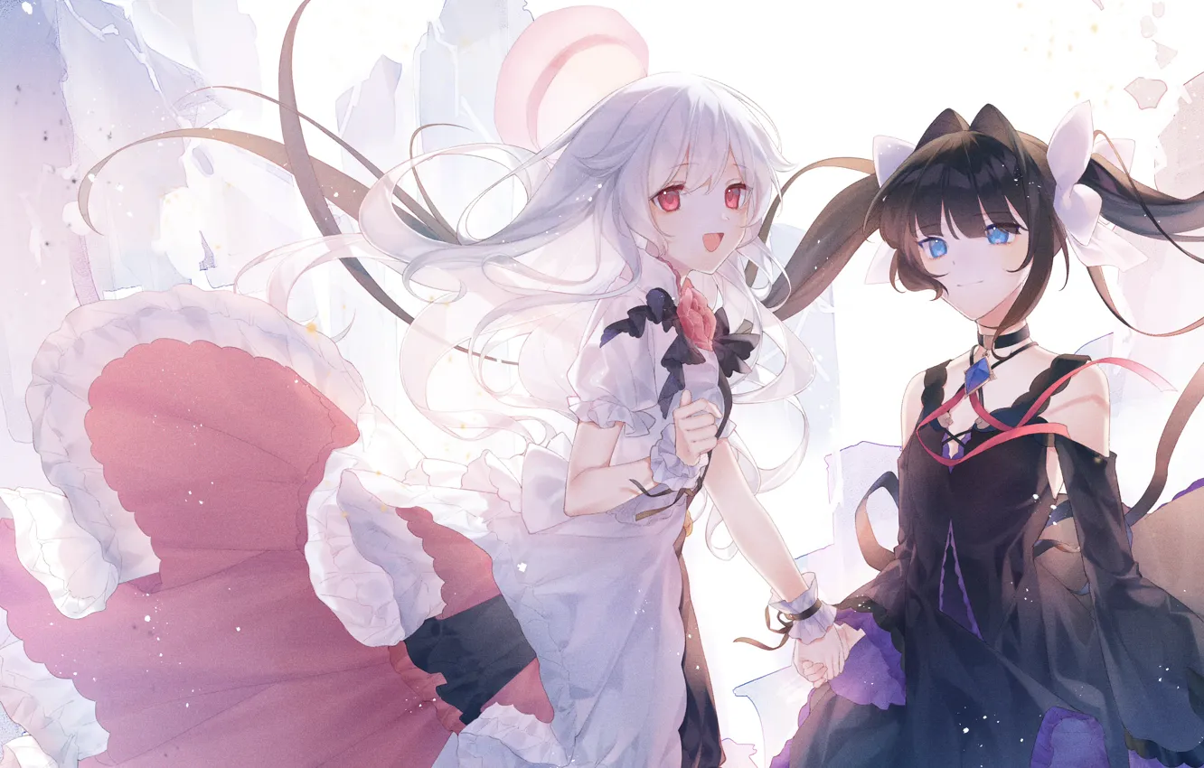 Фото обои девушки, Hikari, Arcaea, Tairitsu