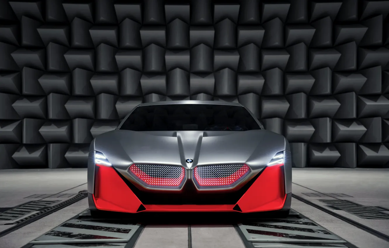 Фото обои купе, BMW, 2019, Vision M NEXT Concept, передом