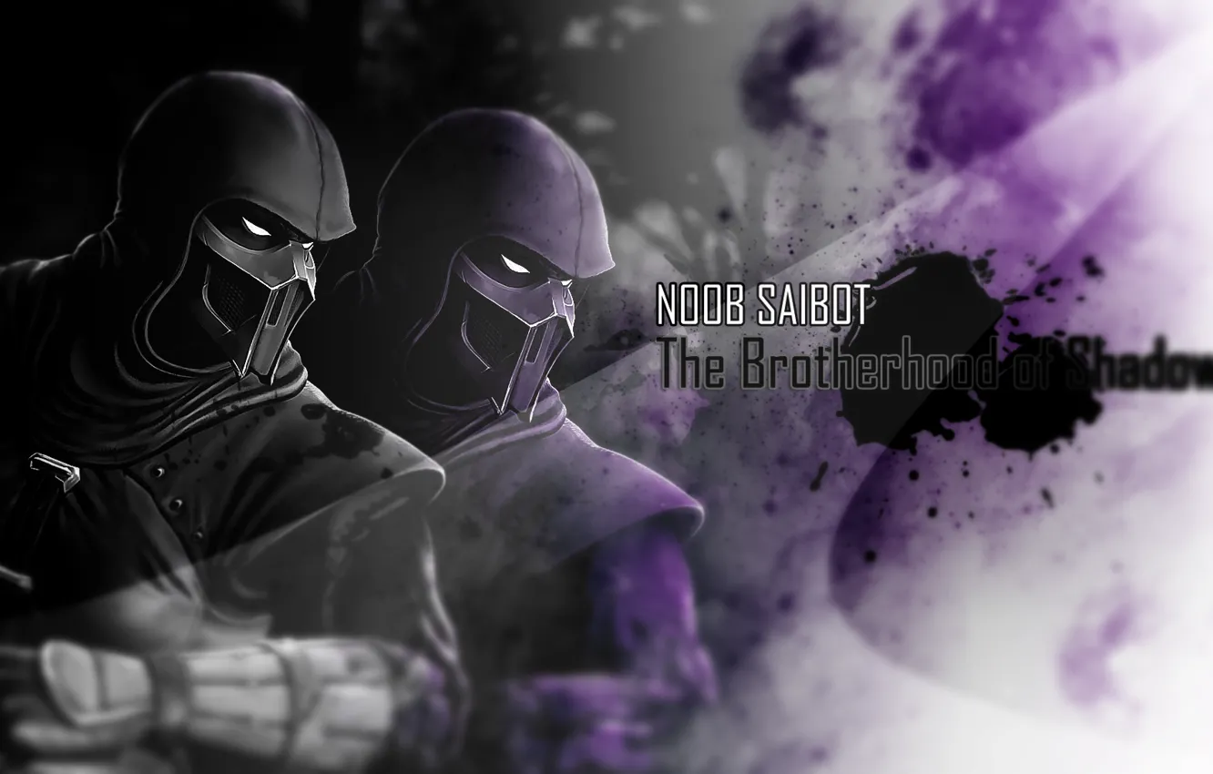 Фото обои Mortal Kombat, fighting, Noob Saibot