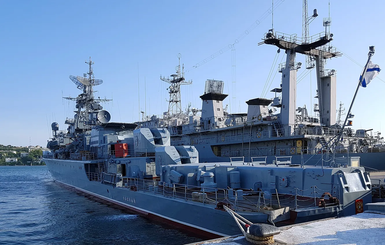 Фото обои вмф, севастополь, сторожевой корабль, проект 1135, ладный
