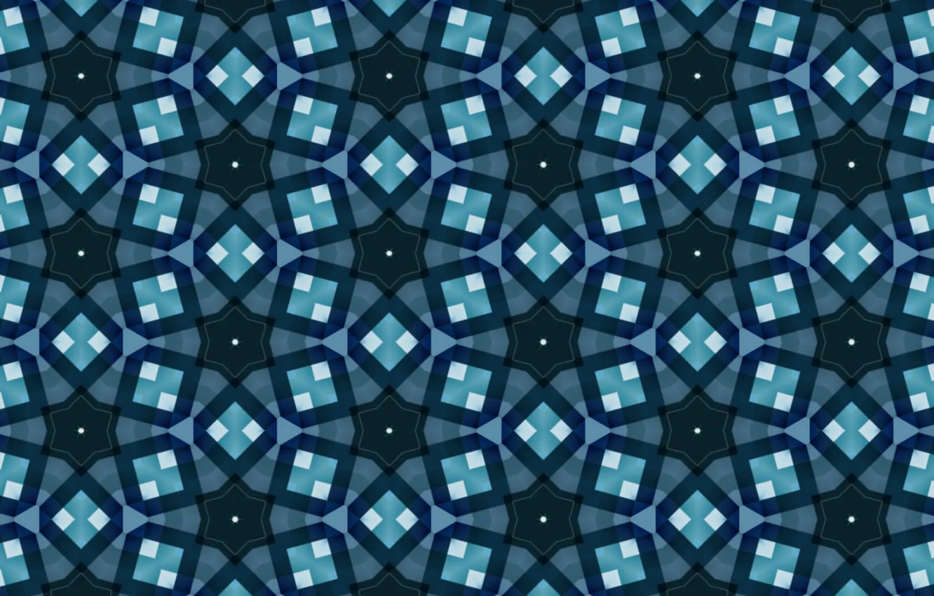 Фото обои синий, мозаика, фон, текстура, pattern