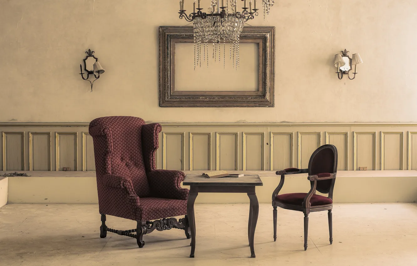 Фото обои стол, кресло, стул