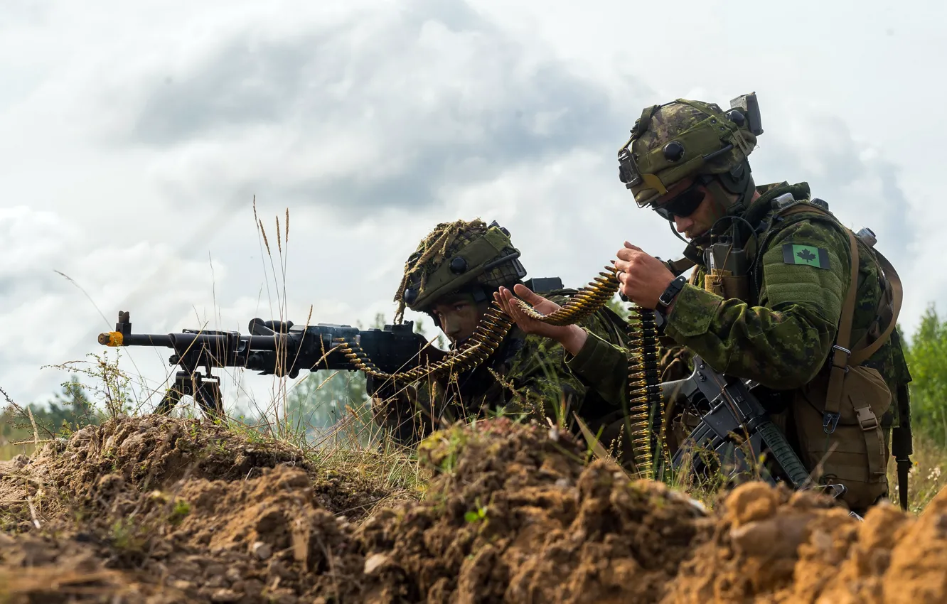 Фото обои оружие, армия, солдаты, Latvia