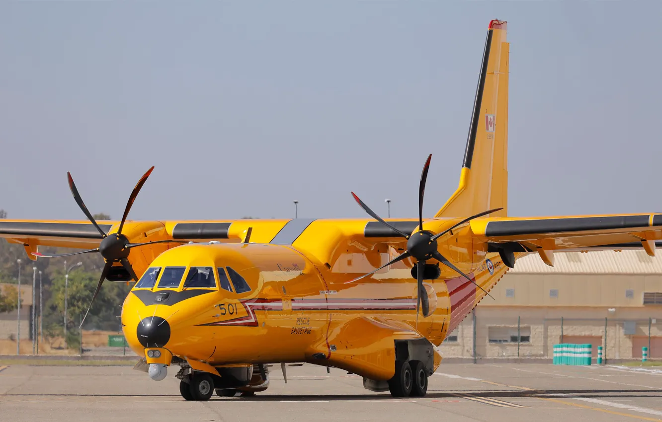 Фото обои Самолет, Винт, Лайнер, Airbus, Шасси, CASA C-295, Airbus Military, C295