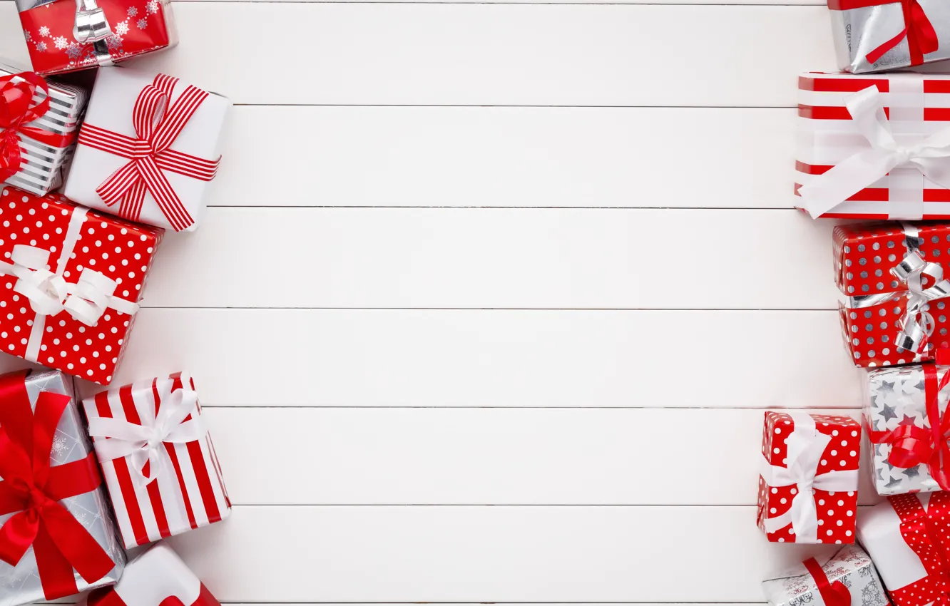 Фото обои новый год, Рождество, wood, merry christmas, Xmas, decoration, gifts, holiday celebration