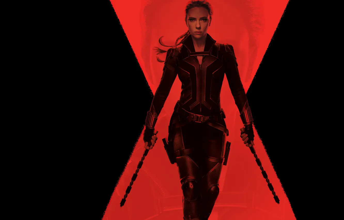 Фото обои девушка, Скарлет Йохансон, Black Widow, Чёрная Пантера