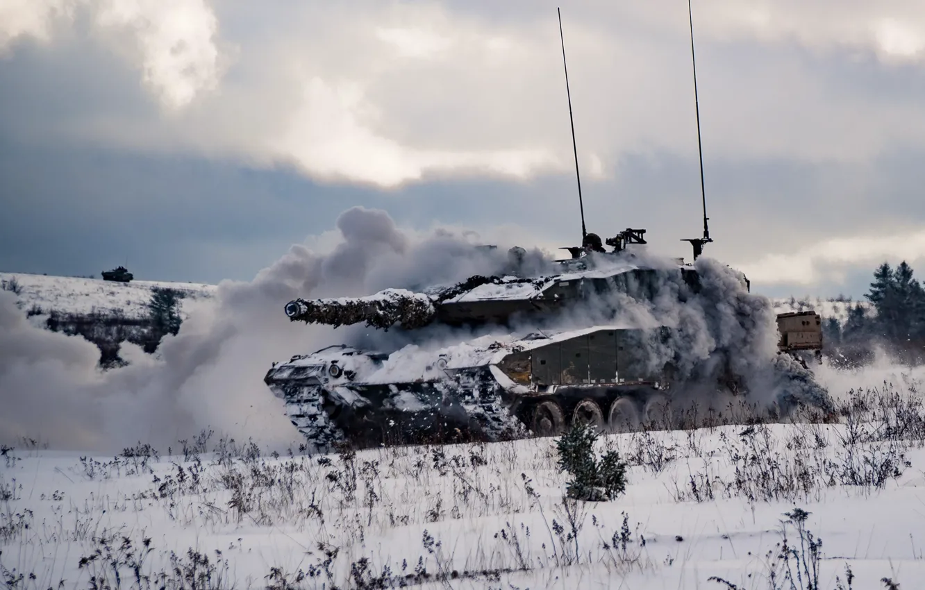 Фото обои ОБТ, Canadian Armed Forces, Leopard 2A4M CAN, MBT, ВС Канады