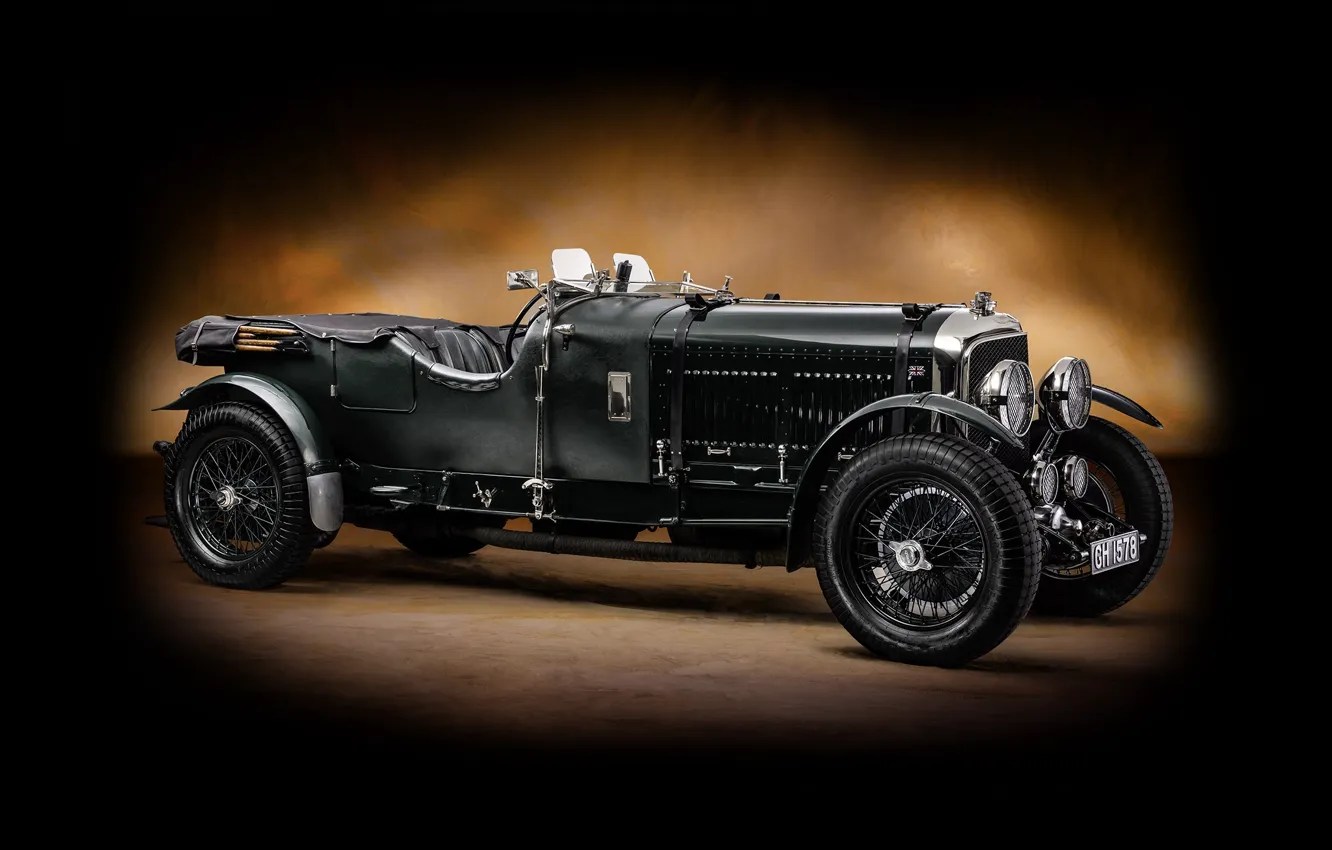 Фото обои Bentley, классика, бентли, Tourer, 1929, Speed 6, Vanden Plas