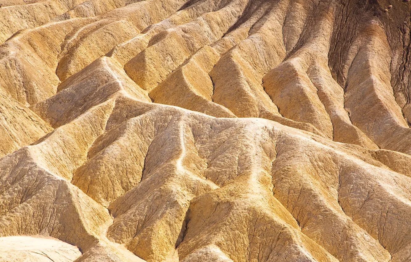 Фото обои горы, пустыня, Калифорния, США, долина смерти, Zabriskie point