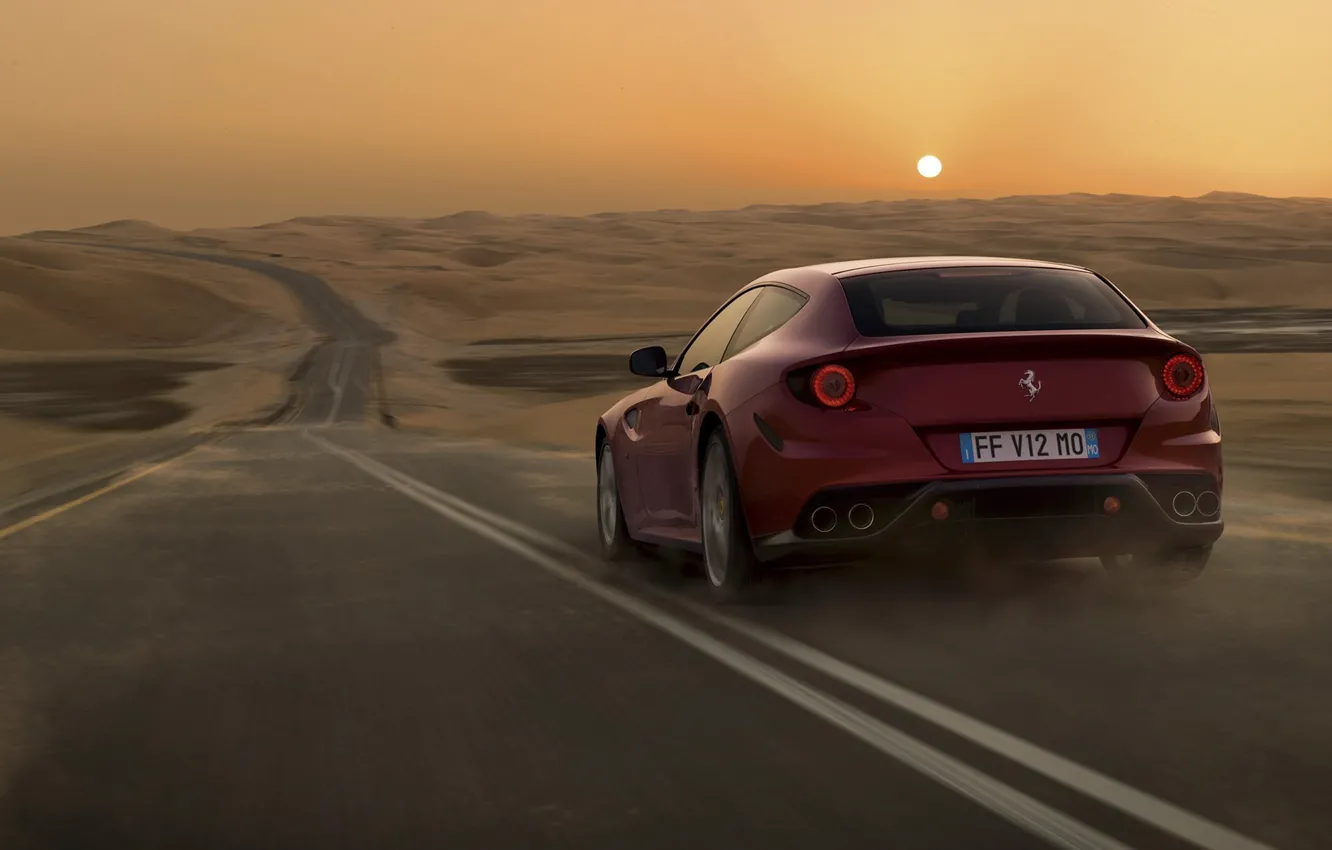 Фото обои Ferrari, 2011, V12, GT sports car concept