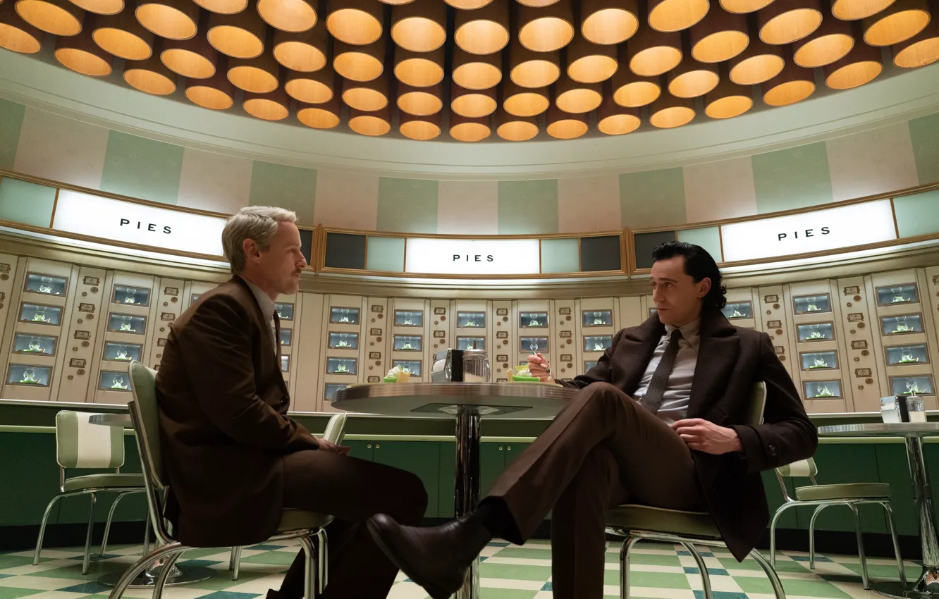 Фото обои Mobius, Loki, Tom Hiddleston, Owen Wilson, Season 2, Marvel Studios
