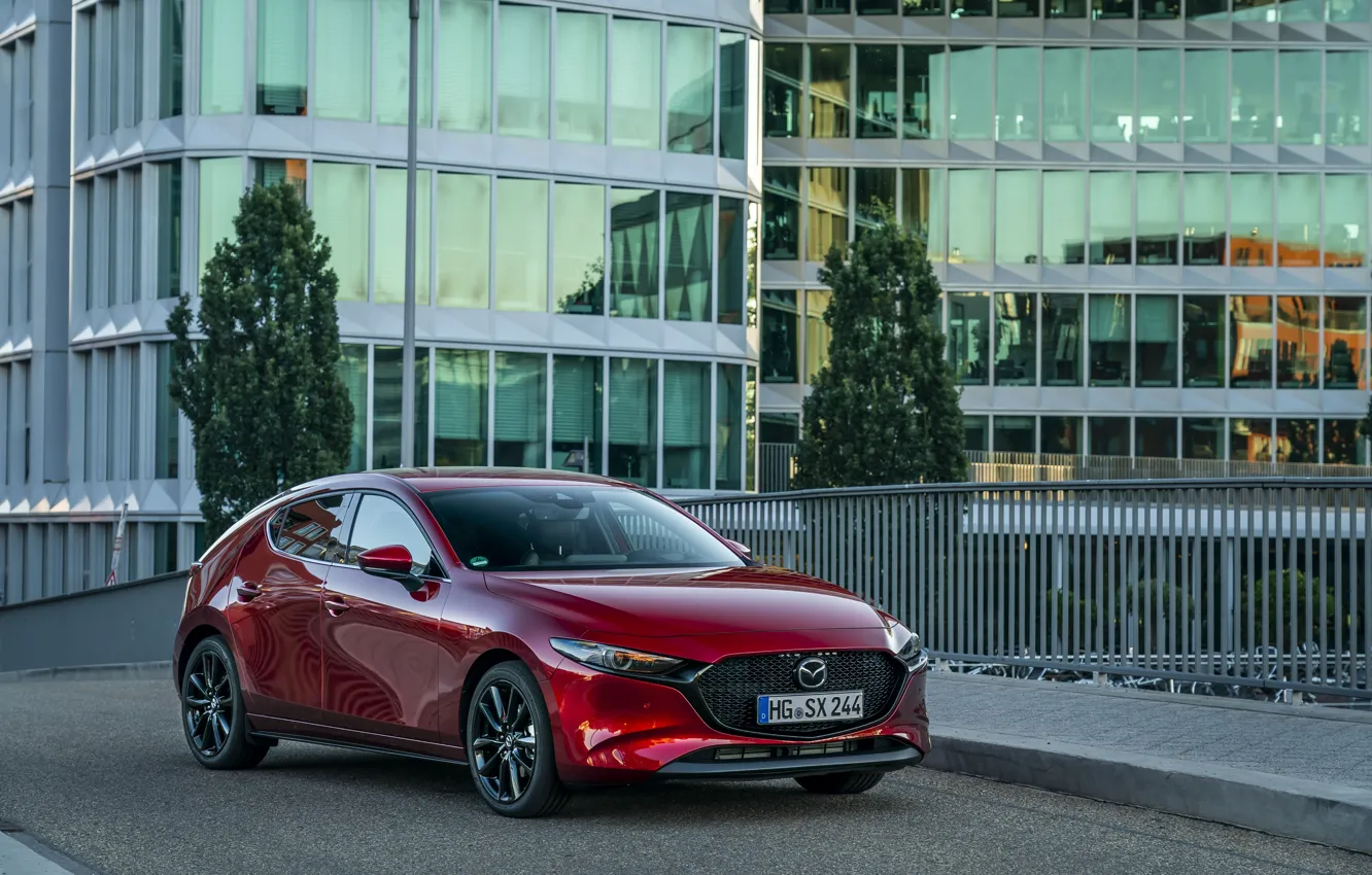 Фото обои Mazda, Hatchback, Mazda3, 2019, Skyactiv-X