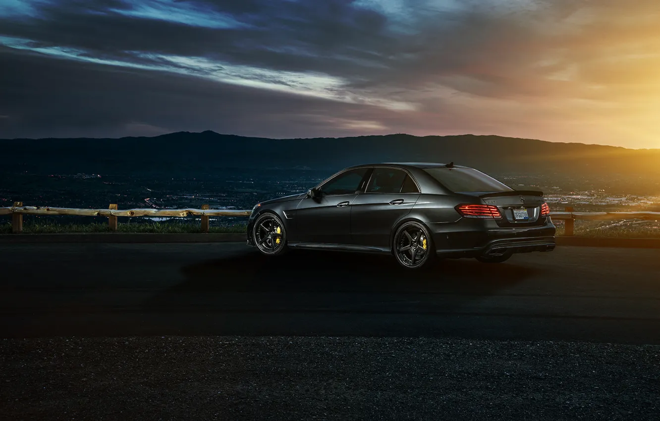 Фото обои Mercedes-Benz, Nature, Sky, California, Motorsport, Summer, Sonic, E63