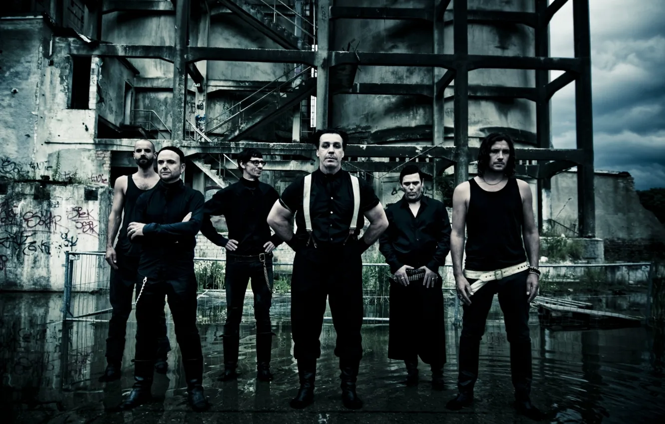Фото обои metal, rock, Rammstein, метал, рок, industrial metal, индастриал метал, тяжелый рок