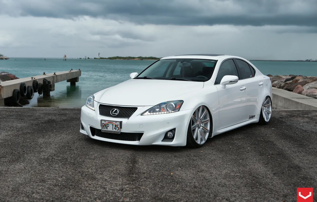 Фото обои Lexus, White, 350, Vossen