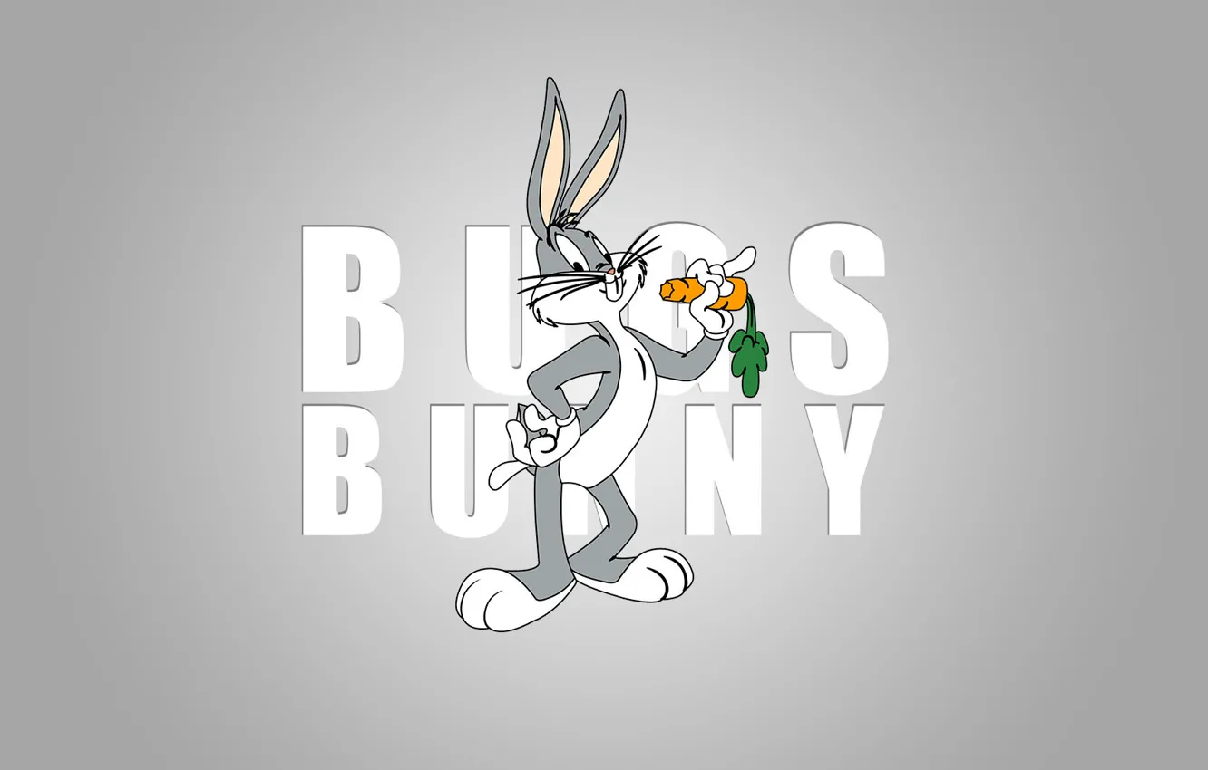 Фото обои Кролик, Bugs Bunny, Мультики