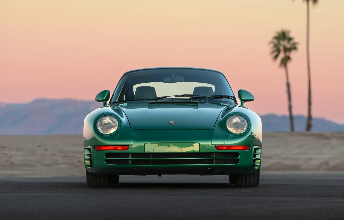 Фото обои green, Porsche, Sight, Canepa, 959SC, Porsche 959SC, Canepa Porsche 959SC