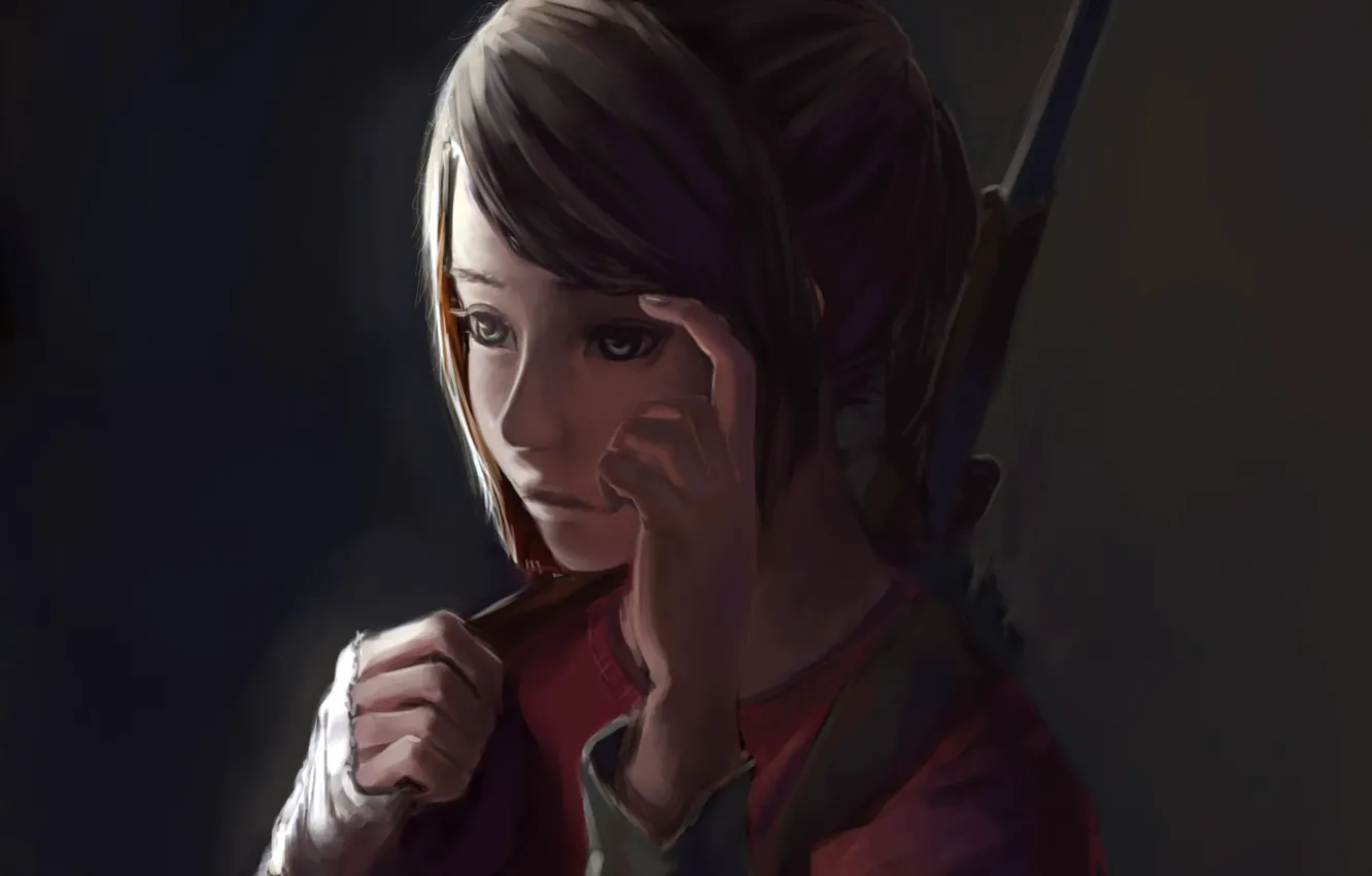 Фото обои арт, Элли, the last of us, Ellie