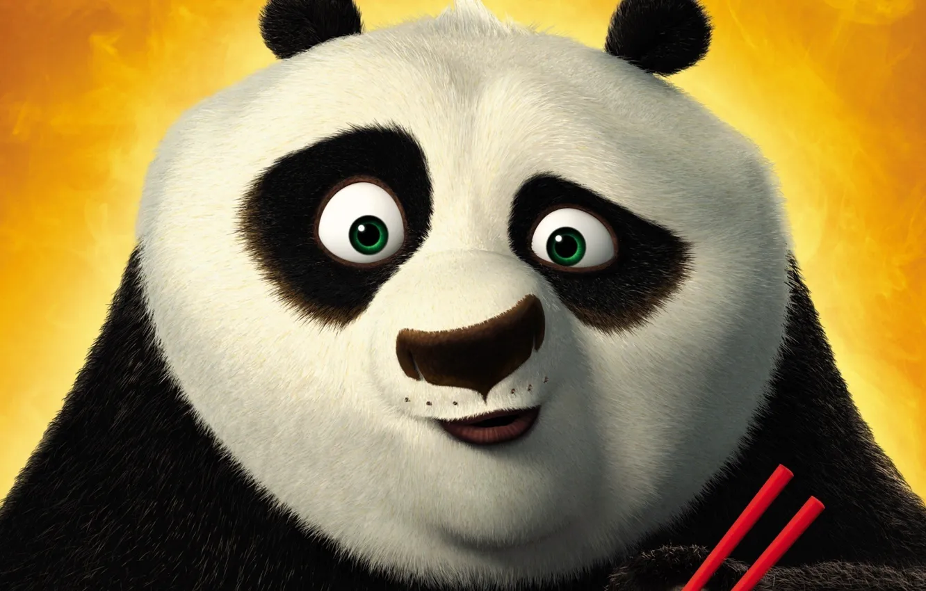 Фото обои мультфильм, панда, Кунфу