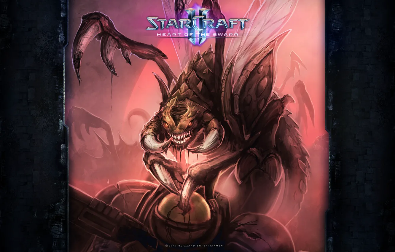 Фото обои StarCraft 2, Зерги, Heart of the Swarm, Зерглинг
