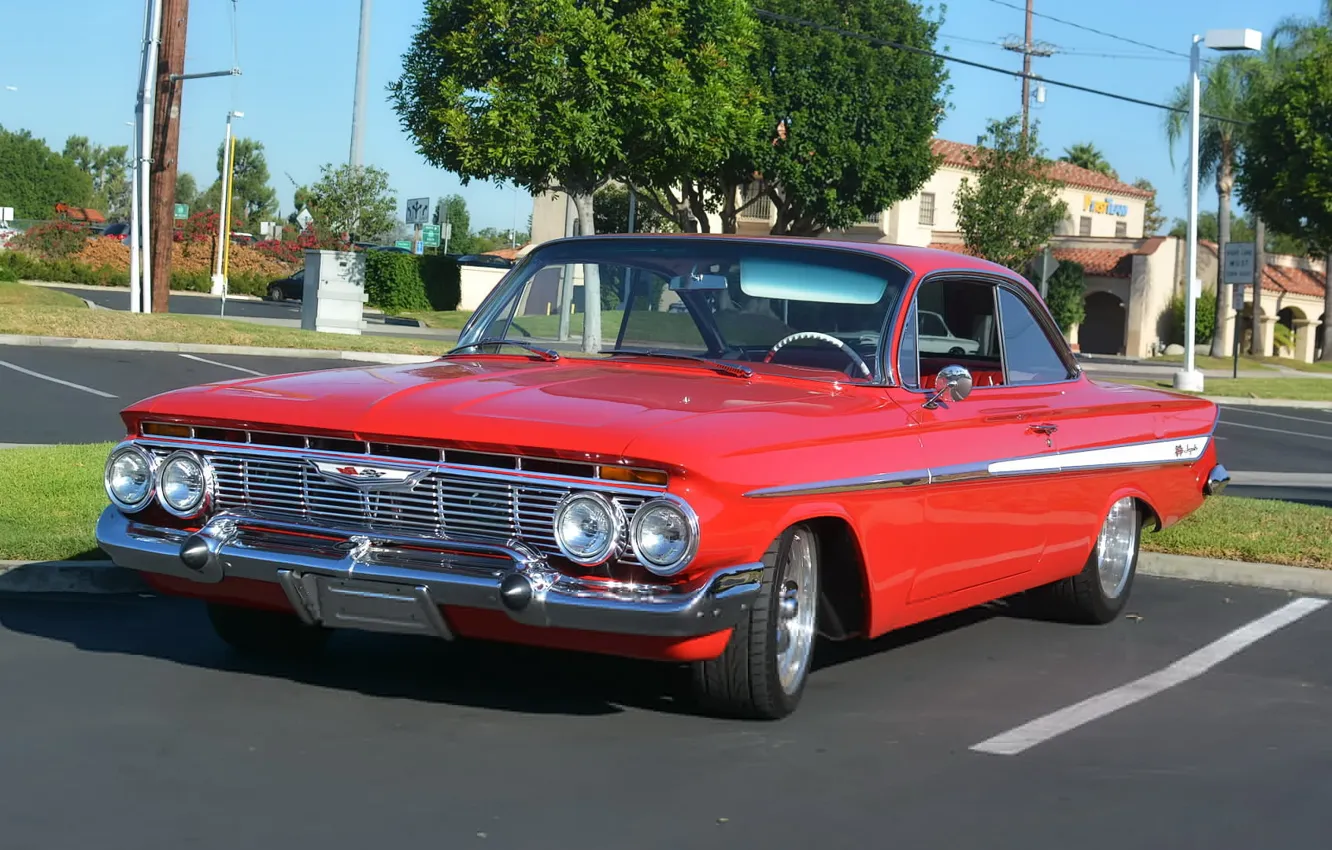 Фото обои Chevrolet, Impala, Hardtop, 1961