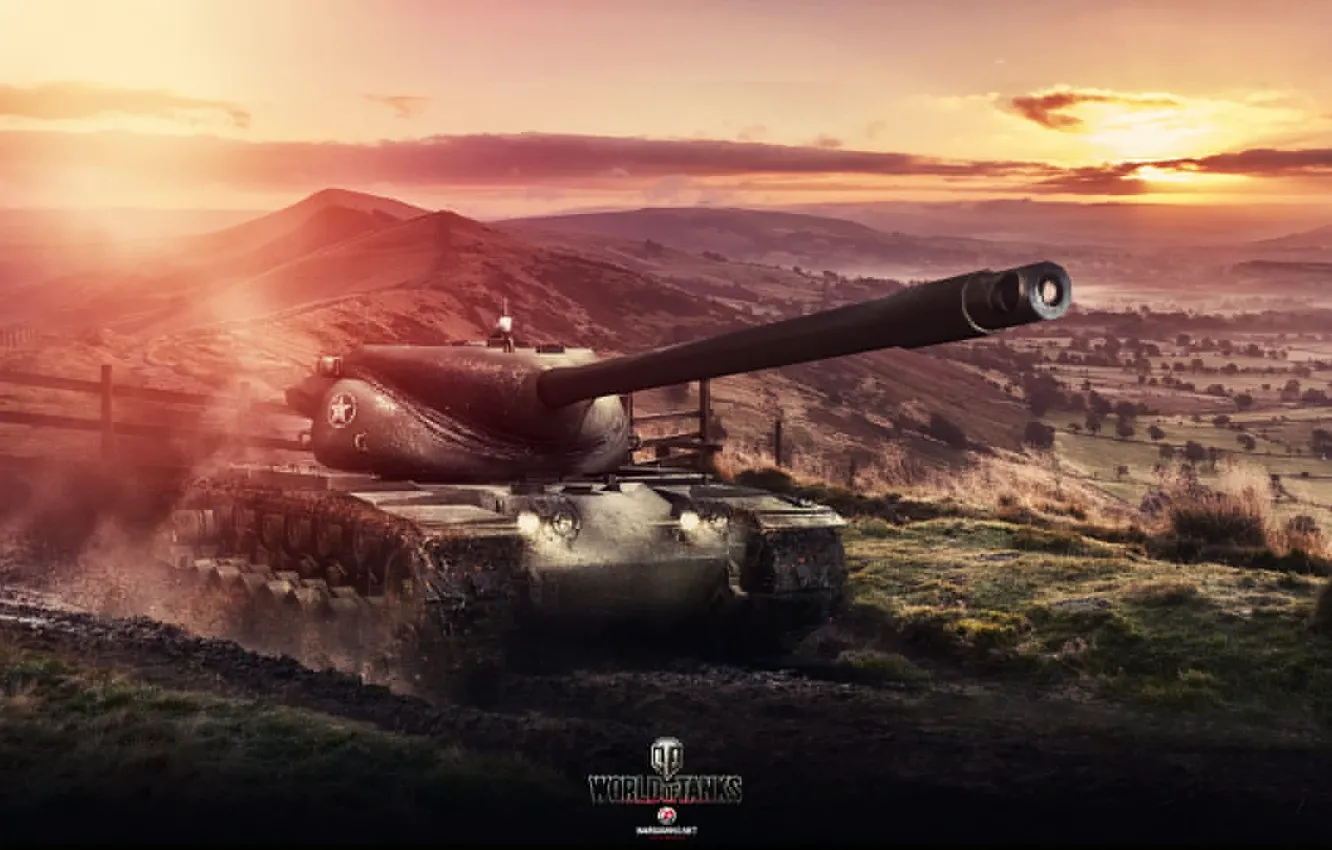 Фото обои Игры, Арт, World of Tanks, T57 Heavy Tank, Wargaming, FuriousGFX
