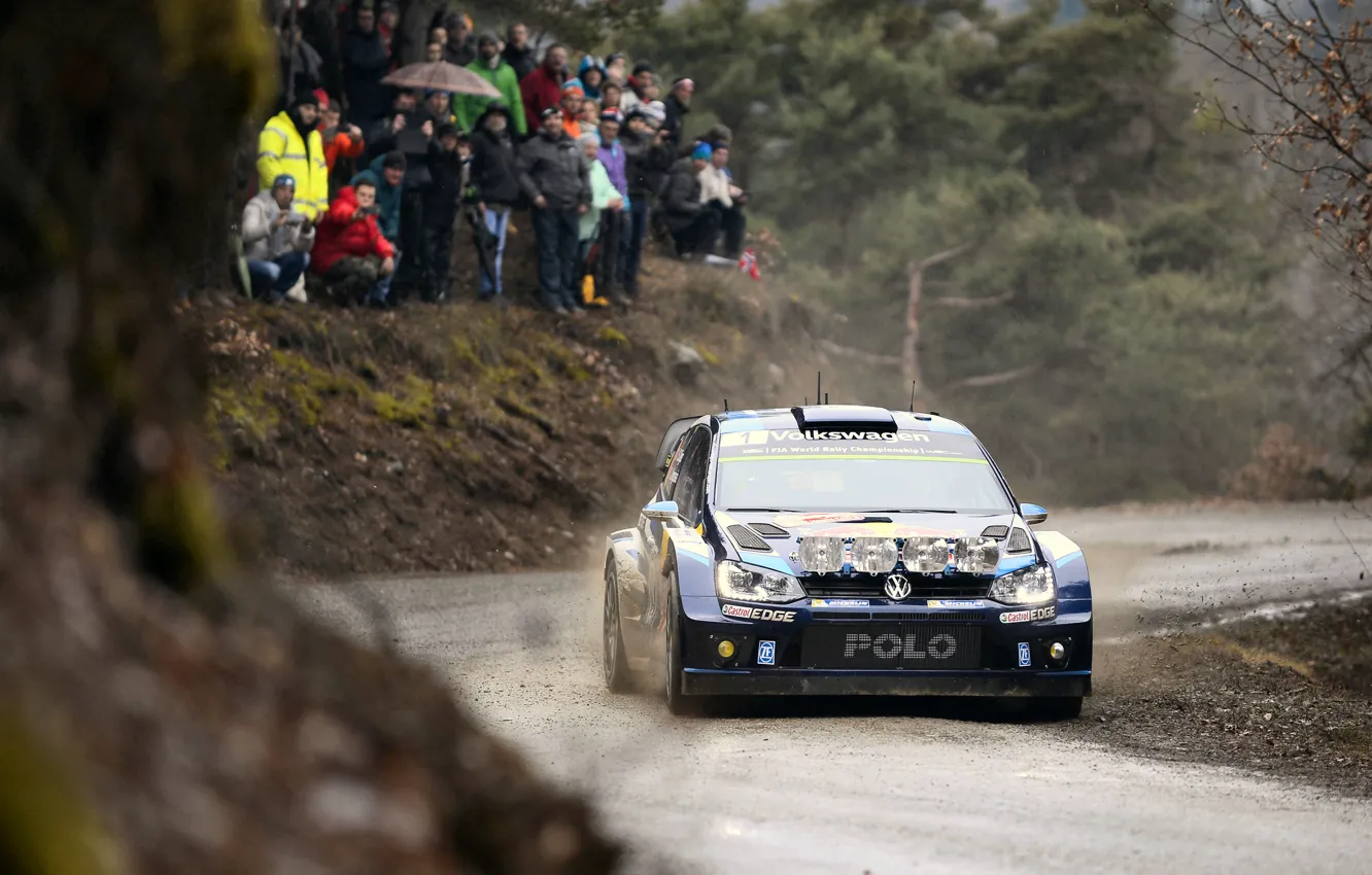 Фото обои Volkswagen, WRC, Rally, Monte Carlo, Polo