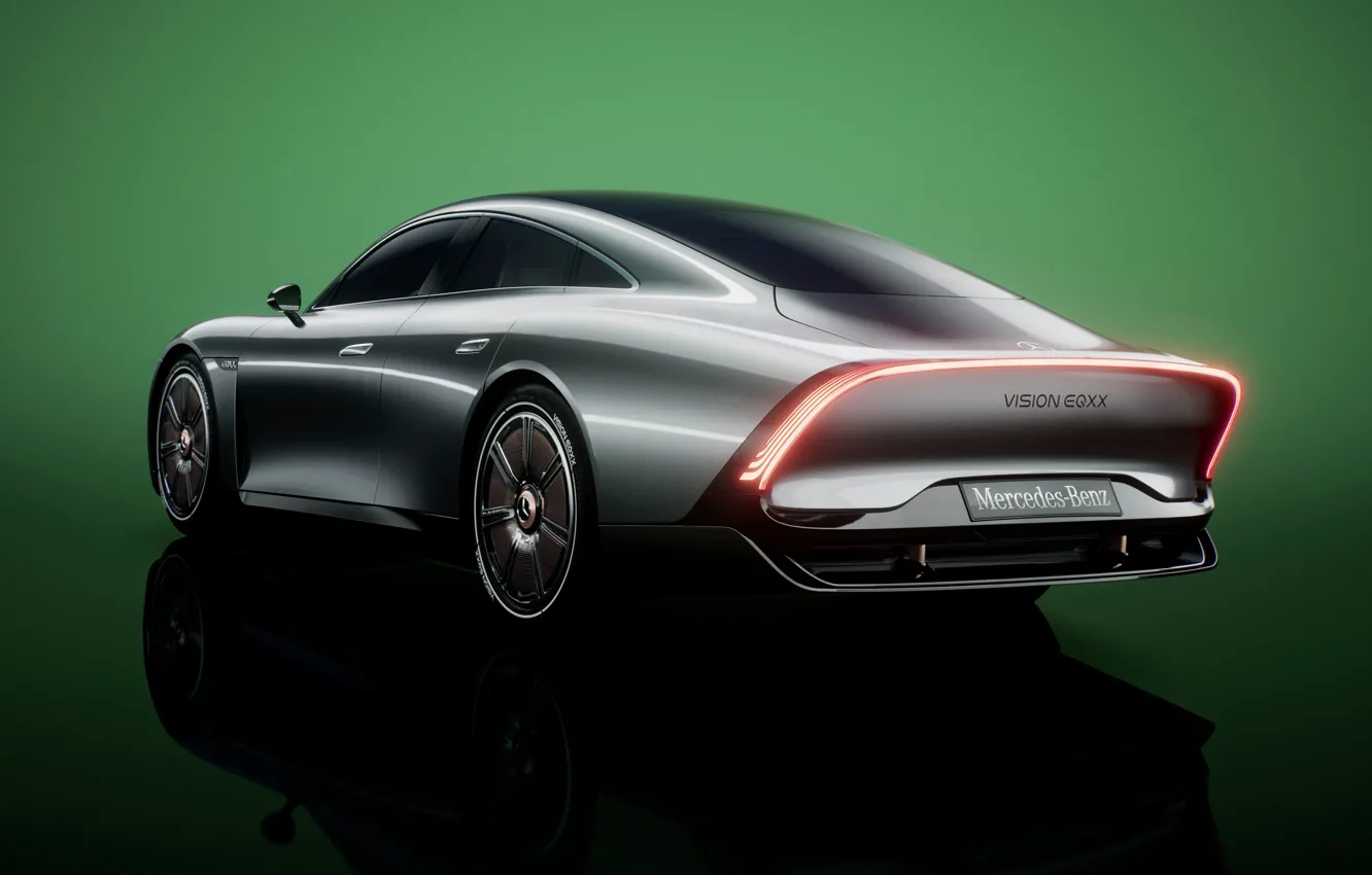 Фото обои купе, Mercedes-Benz, сзади, 2022, Vision EQXX Concept