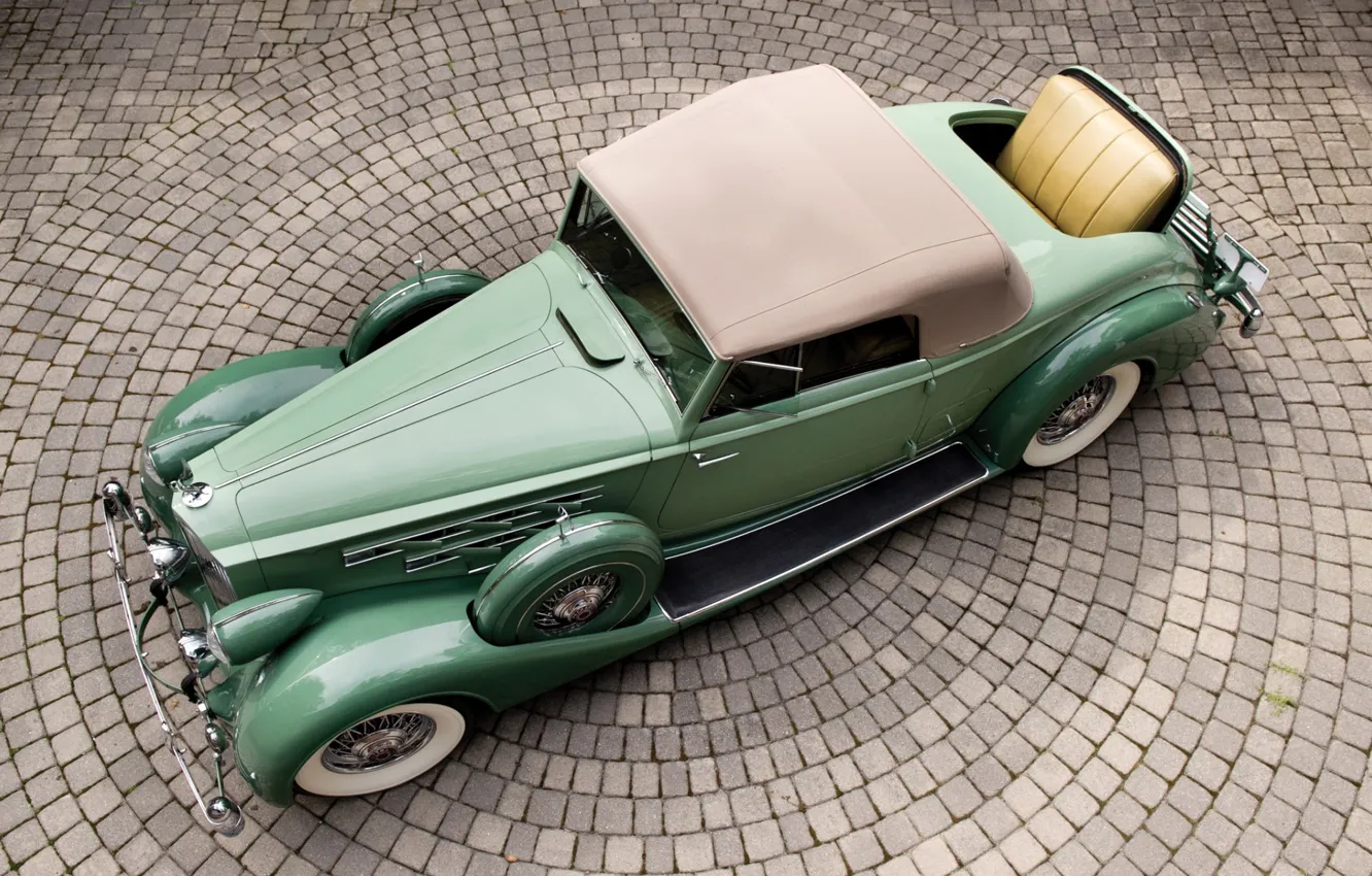 Фото обои Coupe, Twelve, Packard, 1936