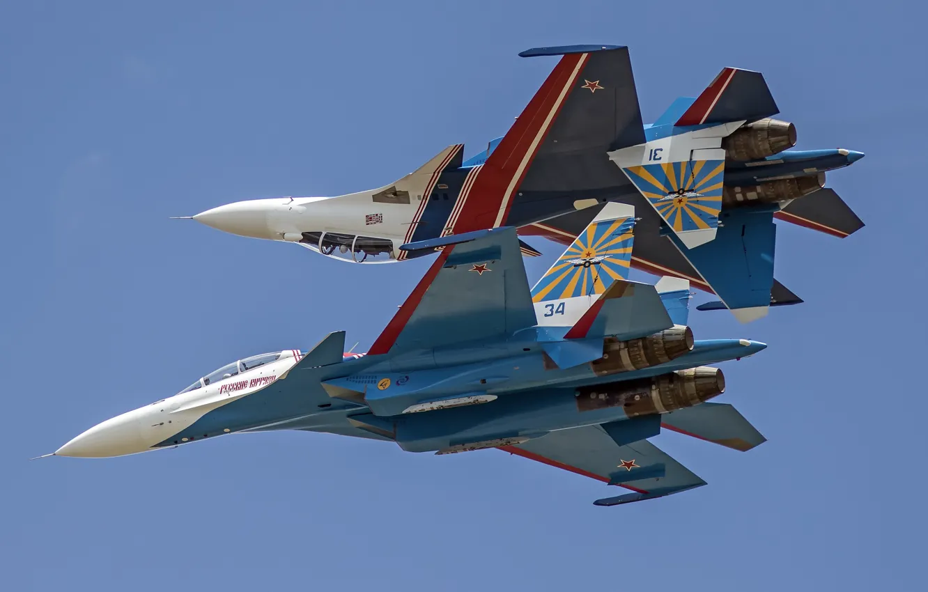 Фото обои Sukhoi, Flanker, Su-30SM