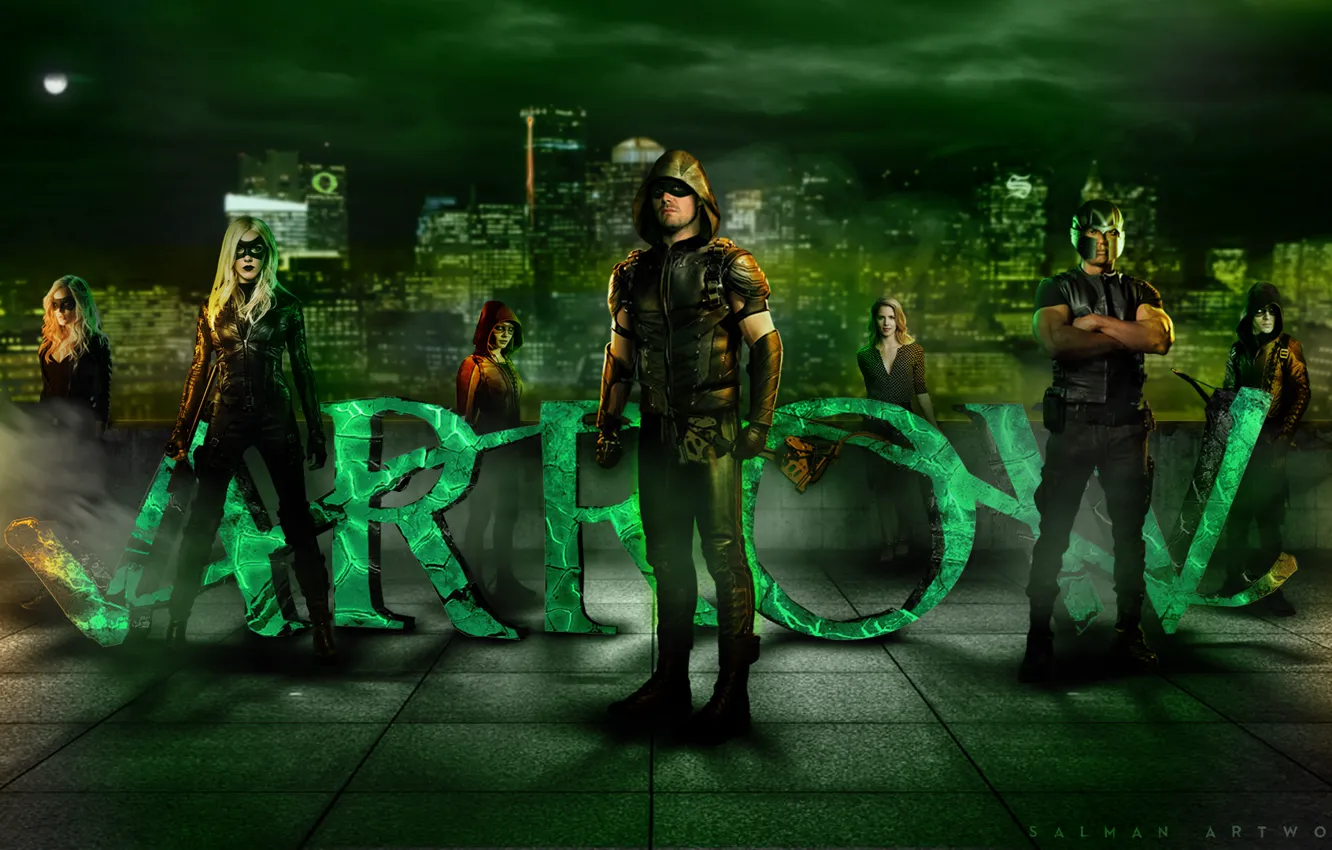 Фото обои Queen, Oliver, Year, Arrow, Stephen Amell, Oliver Queen, TV Series, Warner Bros