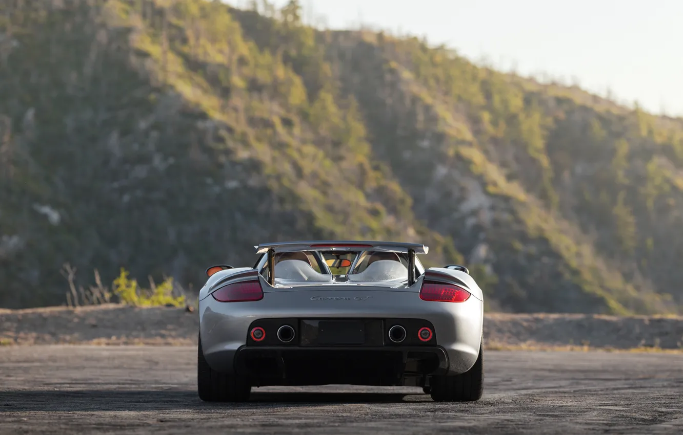 Фото обои Porsche, rear, Porsche Carrera GT