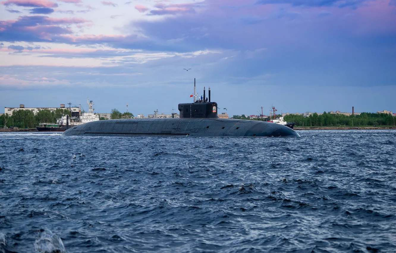 Фото обои Россия, Атомный подводный ракетный крейсер, АПРК пр. 955А Борей-А К-549 Князь Владимир