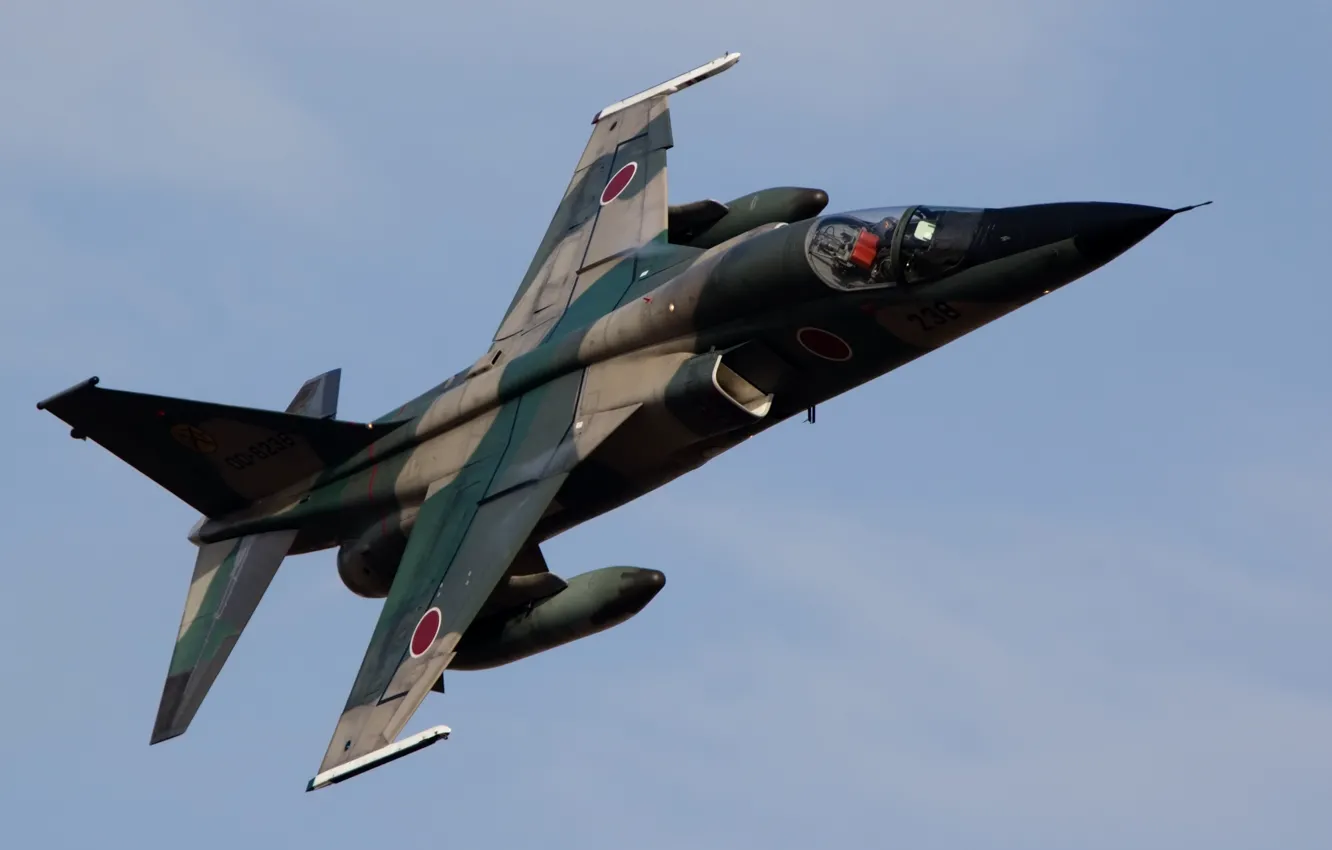Фото обои Япония, Japan, Воздушные силы самообороны Японии, Mitsubishi F-1, Mitsubishi Heavy Industries, Силы самообороны Японии