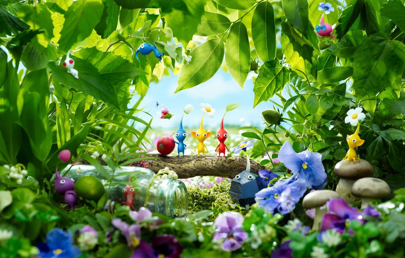 Фото обои Game, Wii U, Pikmin 3, Thevideogamegallery.com