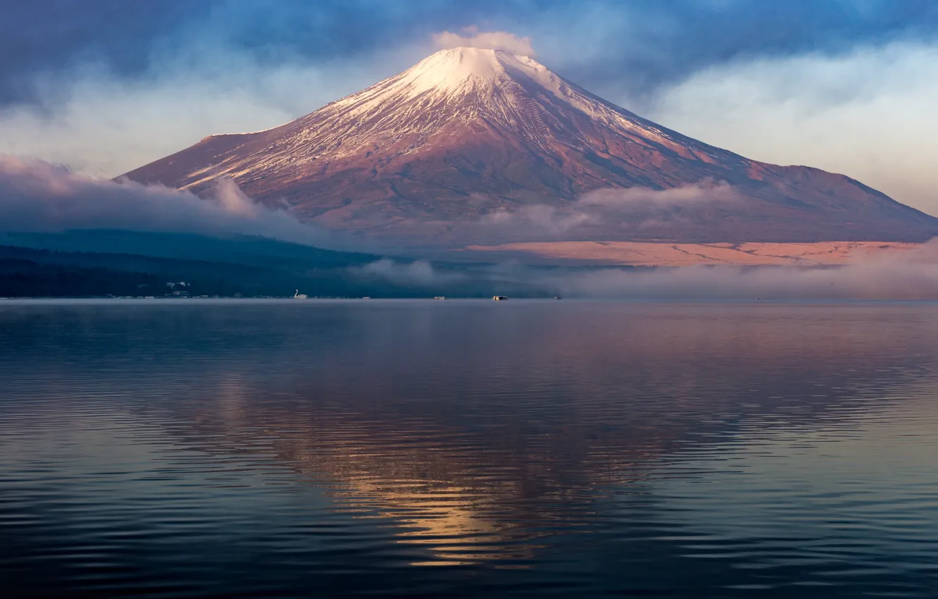Фото обои пейзаж, гора, вулкан, Япония, Fuji