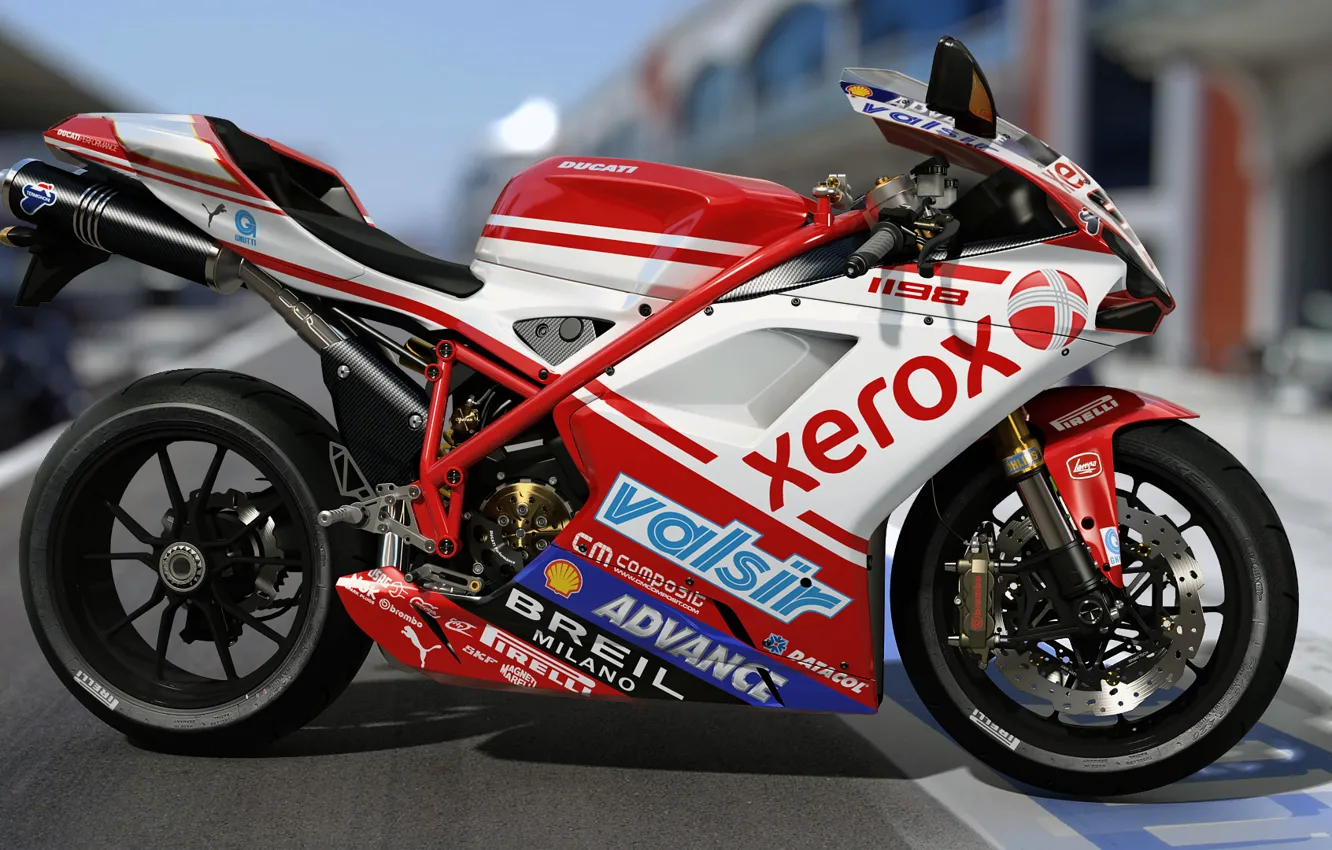 Фото обои арт, Италия, мотоцикл, dangeruss, Ducati 1198