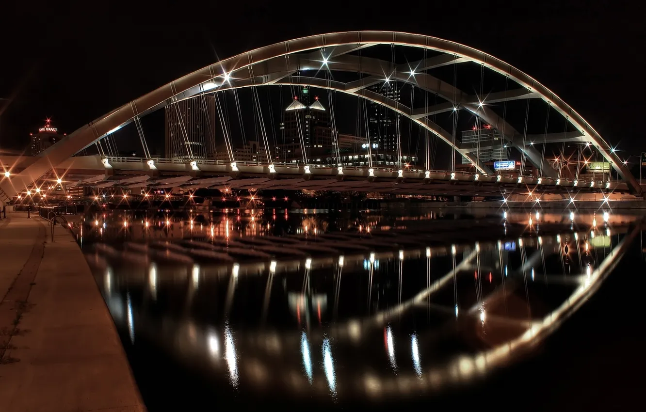 Фото обои мост, город, Portland