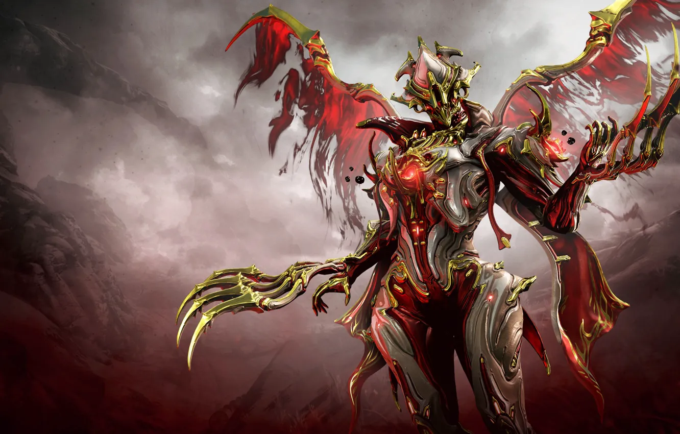 Фото обои prime, warrior, warframe, sui, garuda